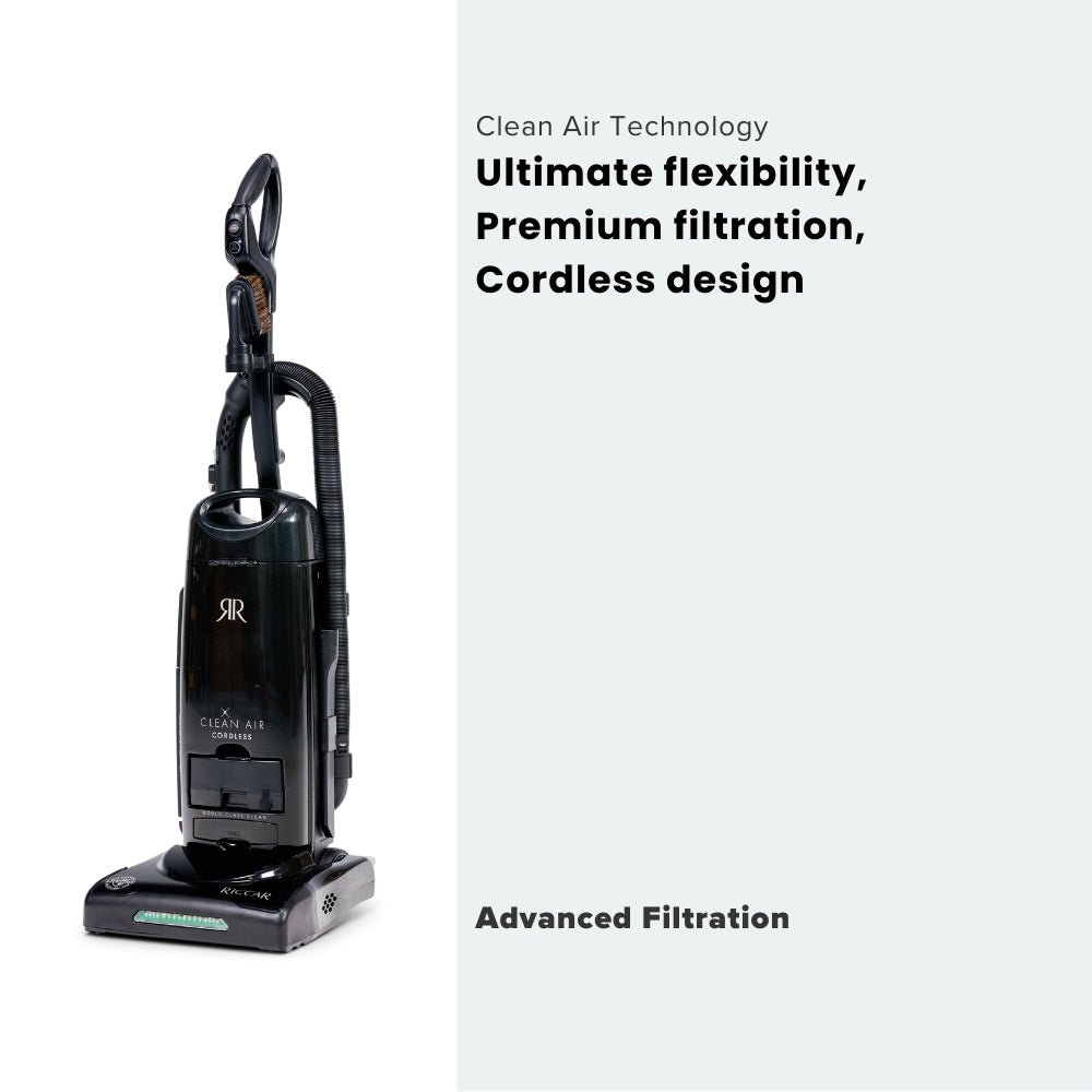 Riccar R27CV Deluxe Cordless Upright Vacuum - US Vacuums - R27CV
