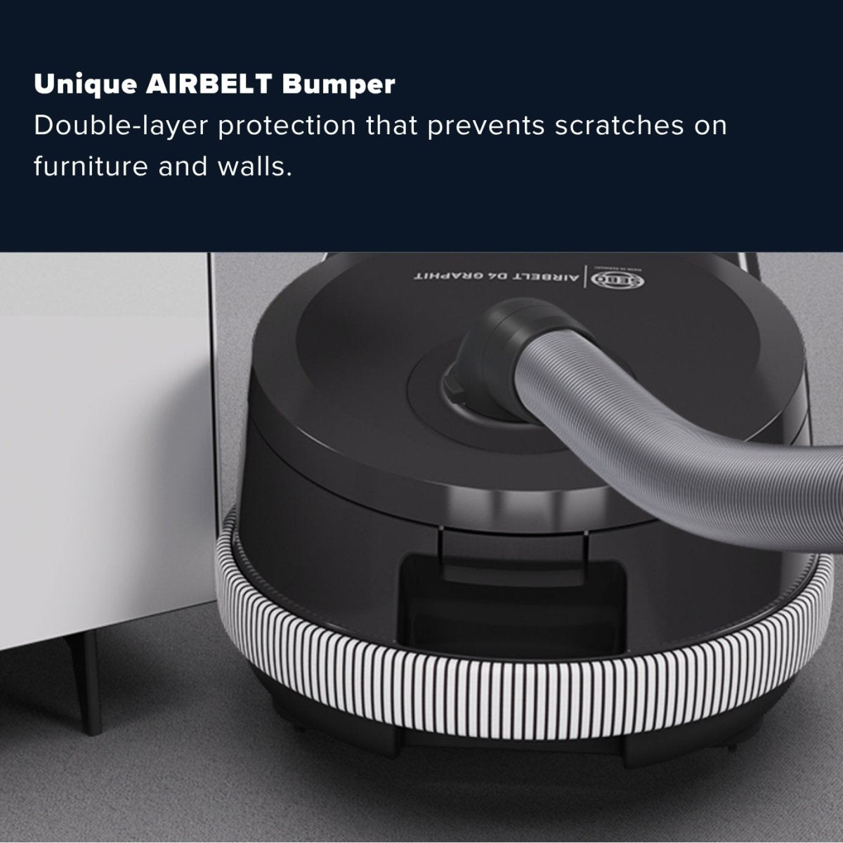 Sebo Airbelt D1 Turbo Canister Vacuum Cleaner - Black Cherry - US Vacuums - 90604AM