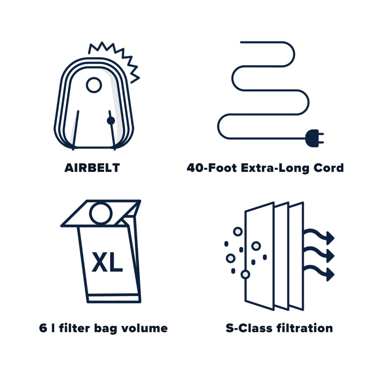 Sebo Airbelt D1 Turbo Canister Vacuum Cleaner - Black Cherry - US Vacuums - 90604AM