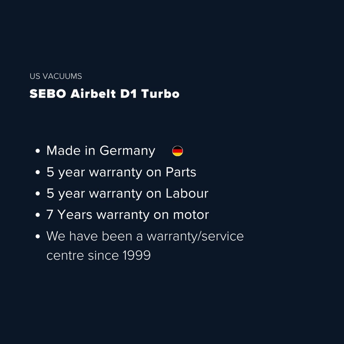 Sebo Airbelt D1 Turbo Canister Vacuum Cleaner - Black Cherry - US Vacuums - 90604AM