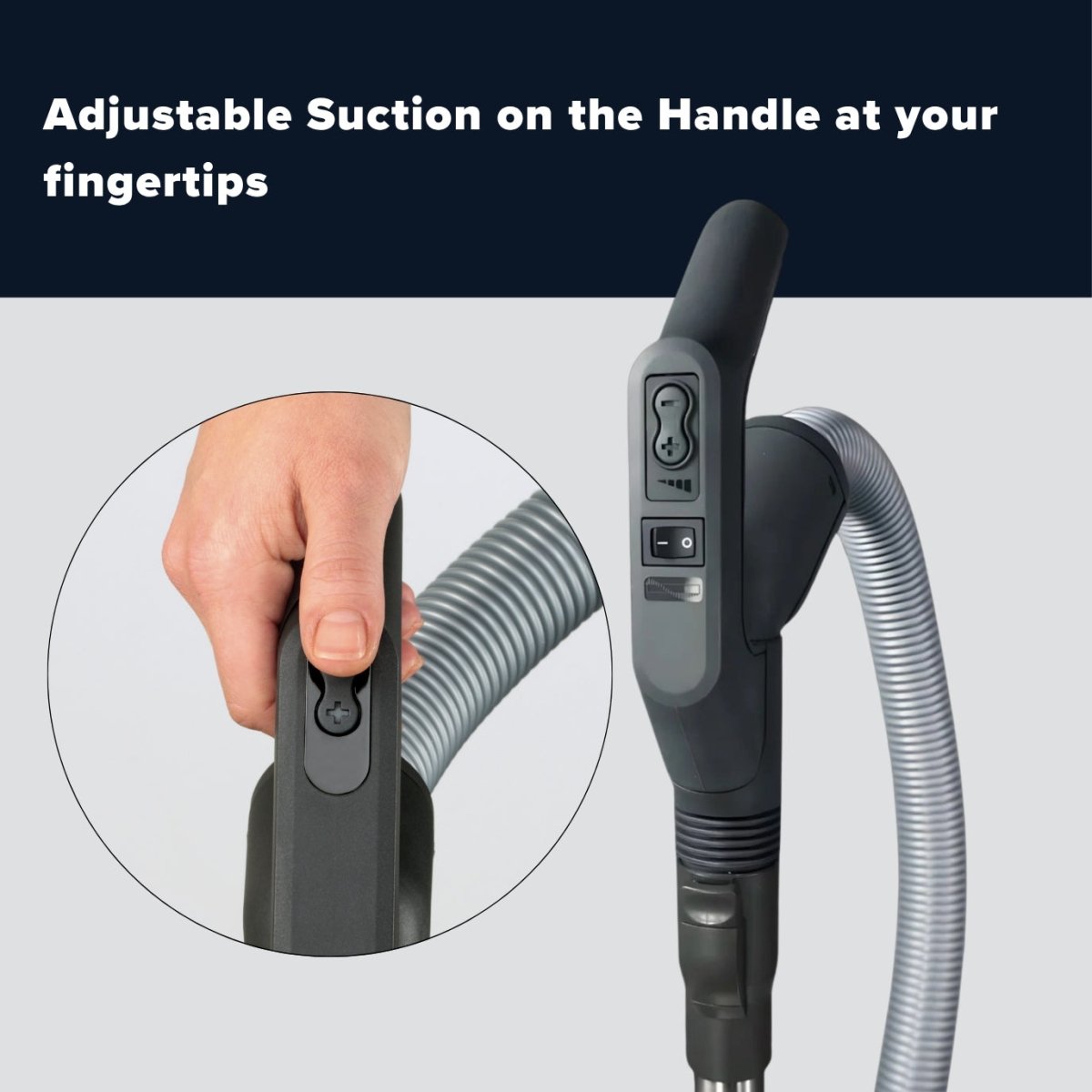 Sebo Airbelt D1 Turbo Canister Vacuum Cleaner - Black Cherry - US Vacuums - 90604AM