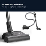Sebo Airbelt D4 Premium Canister Vacuum Cleaner - Onyx Black - US Vacuums - 90940AM