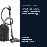 Sebo Airbelt D4 Premium Canister Vacuum Cleaner - Onyx Black - US Vacuums - 90940AM