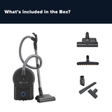 Sebo Airbelt D4 Premium Canister Vacuum Cleaner - Onyx Black - US Vacuums - 90940AM