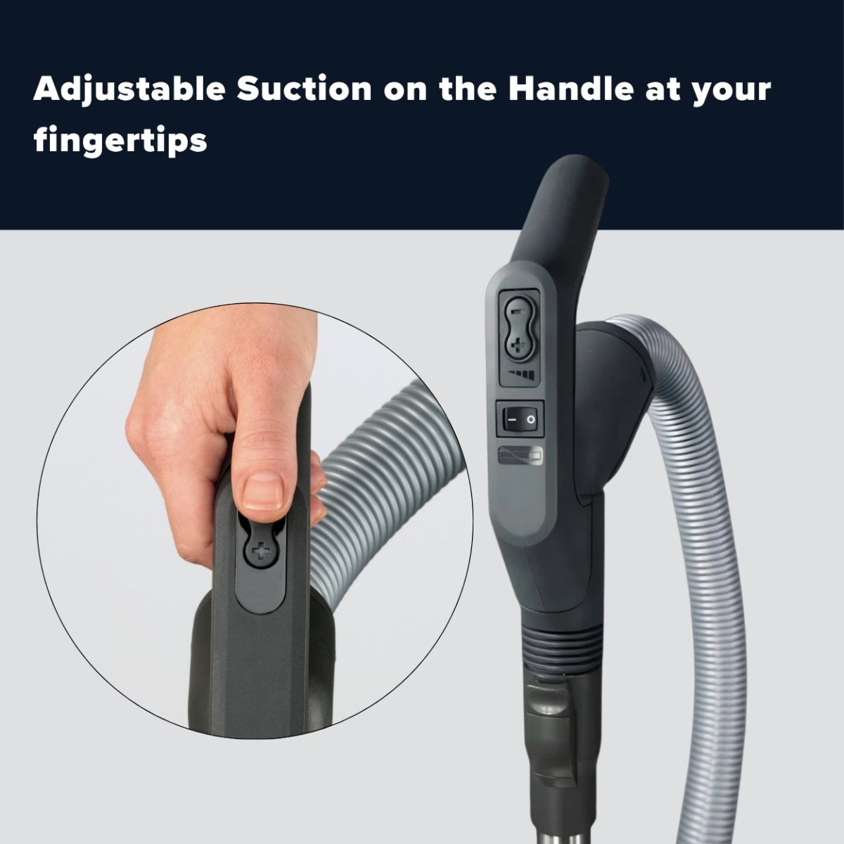 Sebo Airbelt D4 Premium Canister Vacuum Cleaner - Onyx Black - US Vacuums - 90940AM