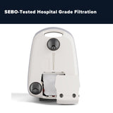 Sebo Airbelt E1 Kombi Canister Vacuum Cleaner - White - US Vacuums - 91602AM