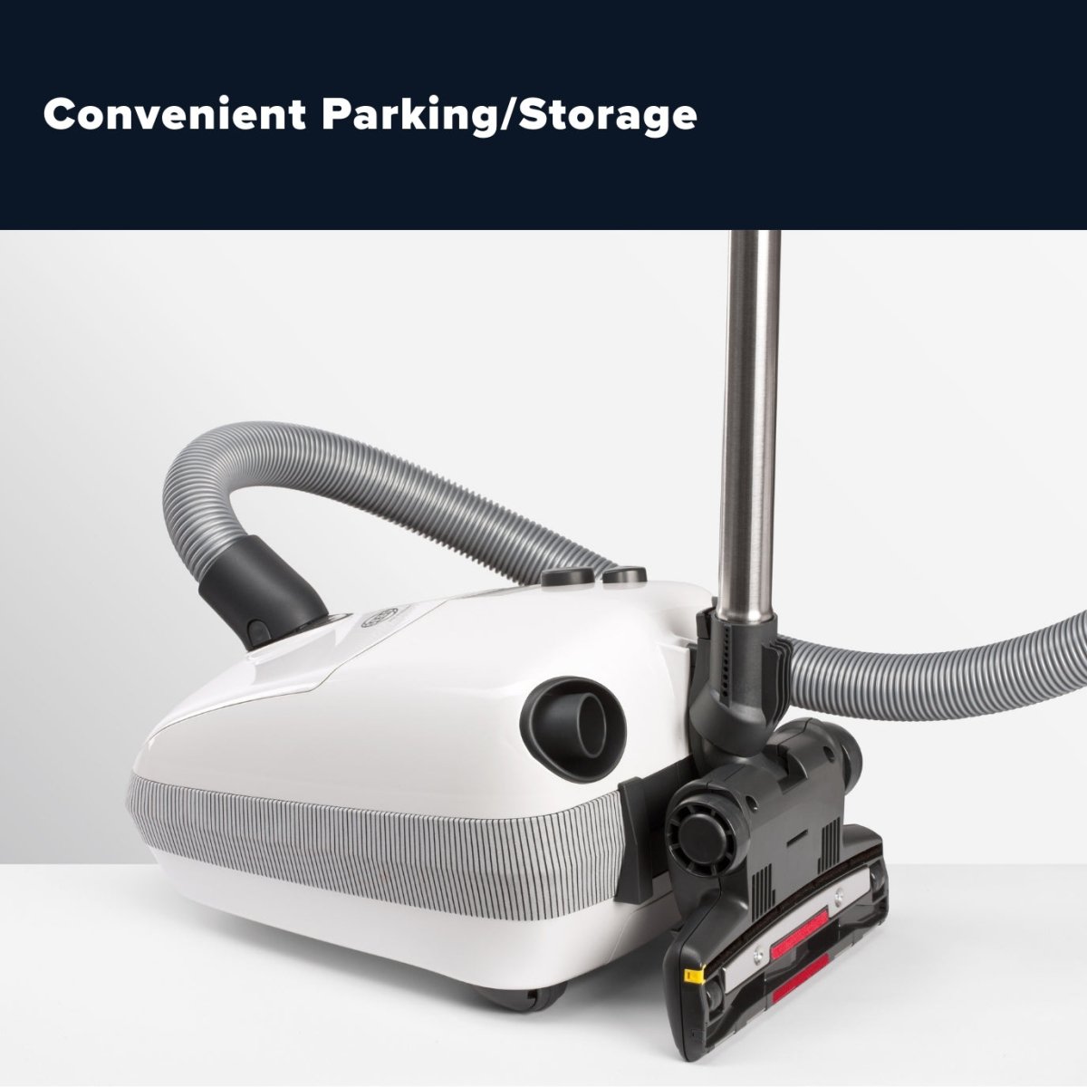 Sebo Airbelt E1 Kombi Canister Vacuum Cleaner - White - US Vacuums - 91602AM