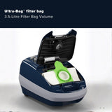 Sebo Airbelt E2 Turbo Canister Vacuum Cleaner - Dark Blue - US Vacuums - 91620AM