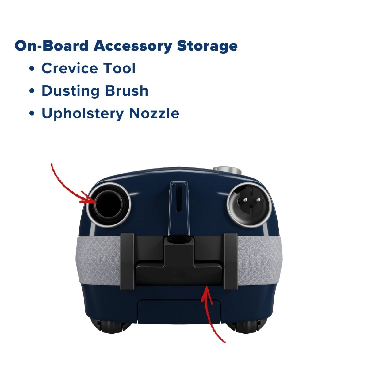 Sebo Airbelt E2 Turbo Canister Vacuum Cleaner - Dark Blue - US Vacuums - 91620AM