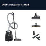 Sebo Airbelt E3 Premium Canister Vacuum Cleaner - Graphite - US Vacuums - 91648AM