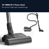 Sebo Airbelt E3 Premium Canister Vacuum Cleaner - Graphite - US Vacuums - 91648AM