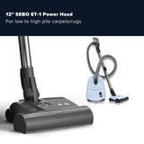 Sebo Airbelt E3 Premium Canister Vacuum Cleaner - Pastel Blue - US Vacuums - 91652AM