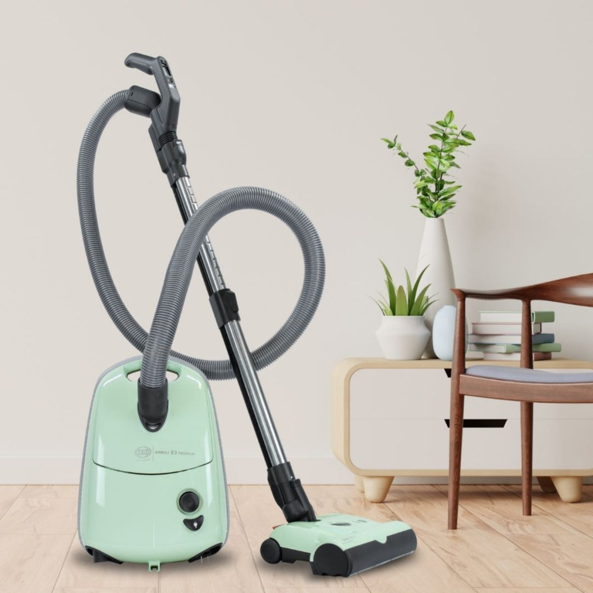 Sebo Airbelt E3 Premium Canister Vacuum Cleaner - Pastel Mint - US Vacuums - 91651AM