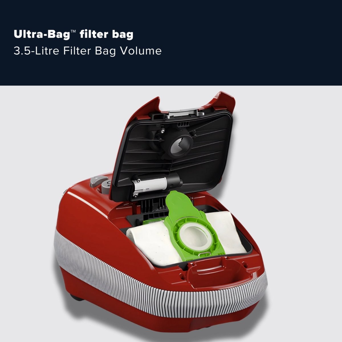 Sebo Airbelt E3 Premium Canister Vacuum Cleaner - Red - US Vacuums - 91647AM