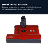Sebo Airbelt E3 Premium Canister Vacuum Cleaner - Red - US Vacuums - 91647AM