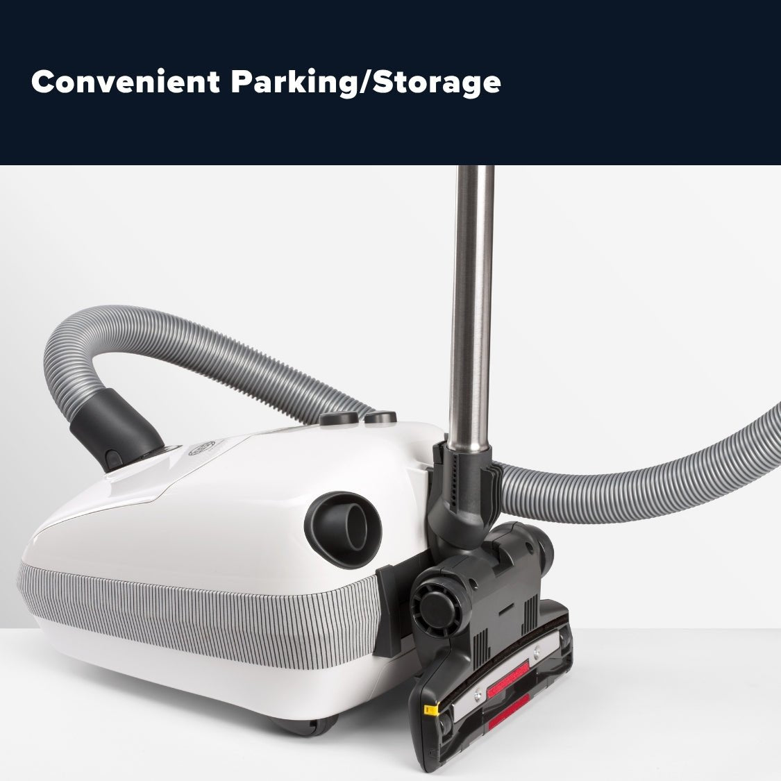 Sebo Airbelt E3 Premium Canister Vacuum Cleaner - White - US Vacuums - 91646AM