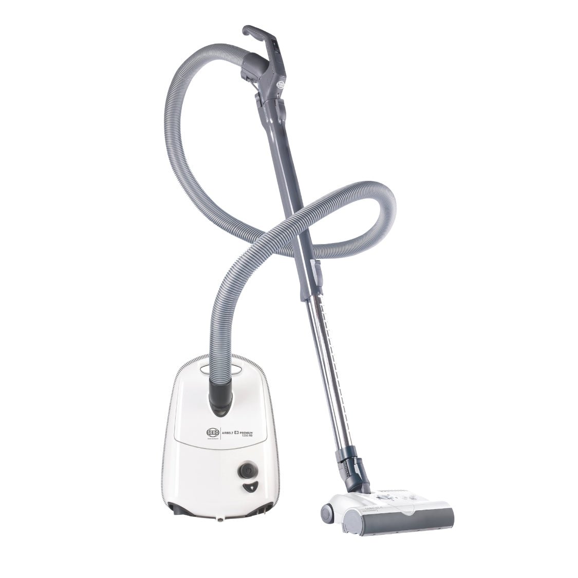 Sebo Airbelt E3 Premium Canister Vacuum Cleaner - White - US Vacuums - 91646AM