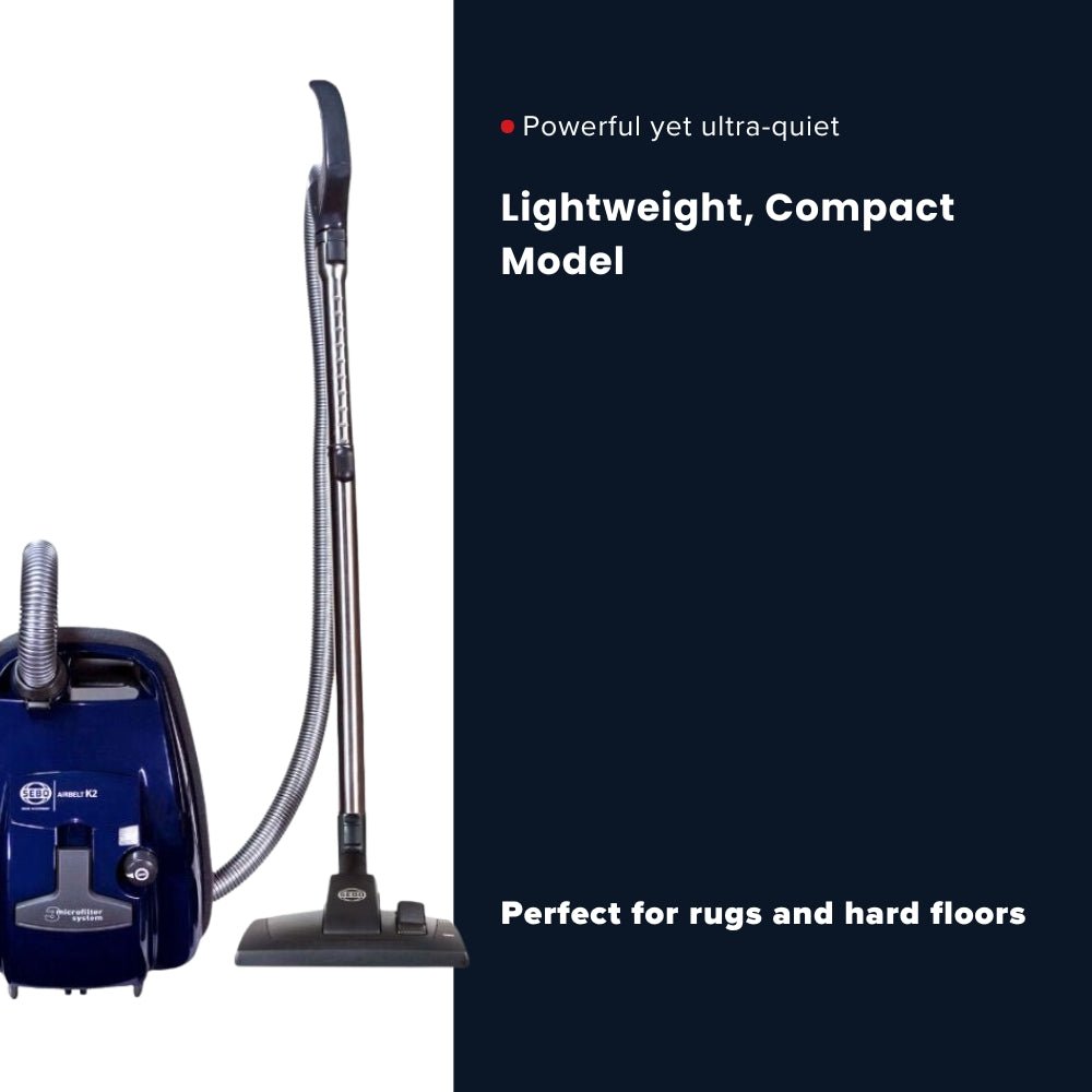 Sebo Airbelt K2 Kombi Canister Vacuum Cleaner - Dark Blue - US Vacuums - 9679AM