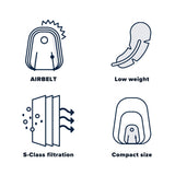 Sebo Airbelt K2 Kombi Canister Vacuum Cleaner - Dark Blue - US Vacuums - 9679AM