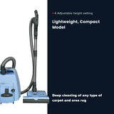 Sebo Airbelt K3 Premium Canister Vacuum Cleaner - Pastel Blue - US Vacuums - 91698AM