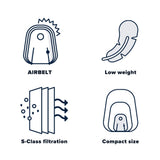 Sebo Airbelt K2 Turbo Canister Vacuum Cleaner - Black Cherry - US Vacuums - 9678AM