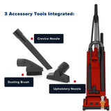 Sebo Automatic X4 Boost Upright Vacuum Cleaner - Red - US Vacuums - 90505AM