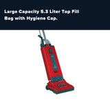 Sebo Automatic X4 Boost Upright Vacuum Cleaner - Red - US Vacuums - 90505AM