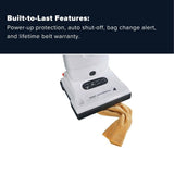 Sebo Automatic X4 Upright Vacuum Cleaner - White - US Vacuums - 9570AM