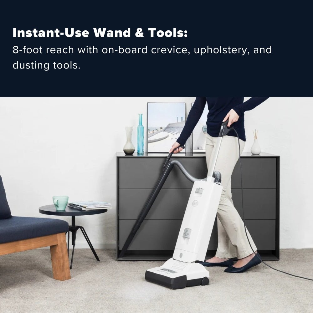 Sebo Automatic X4 Upright Vacuum Cleaner - White - US Vacuums - 9570AM