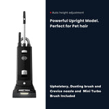 Sebo Automatic X7 Premium Pet Upright Vacuum Cleaner - Black - US Vacuums - 91540AM
