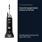 Sebo Automatic X7 Premium Pet Upright Vacuum Cleaner - Black - US Vacuums - 91540am