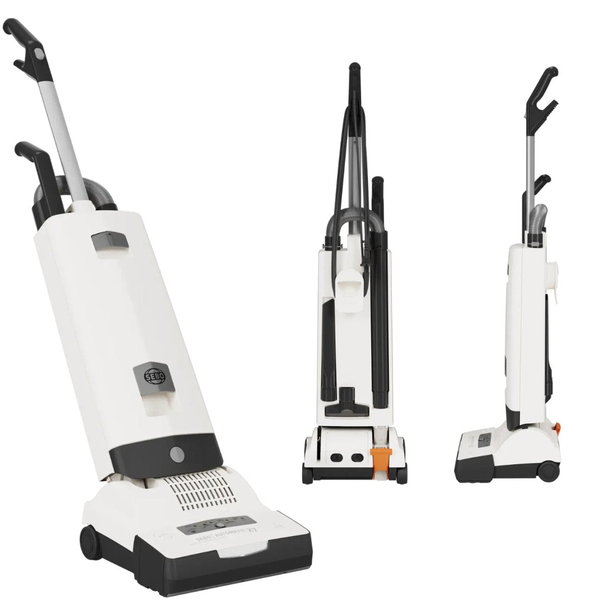 Sebo Automatic X7 Premium Upright Vacuum Cleaner - White - US Vacuums - 91542AM