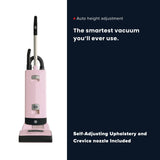 Sebo Automatic X7 upright vacuum cleaner - Pastel Pink - US Vacuums - 91547AM