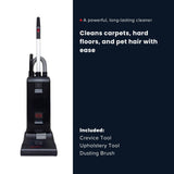 Sebo Essential G4 Commercial Upright Vacuum Cleaner - Black - US Vacuums - 90406BE