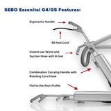 Sebo Essential G5 commercial upright vacuum cleaner - Gray - US Vacuums - 90407AM