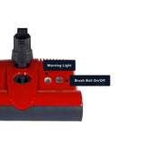 Sebo ET - 1 Electric Powerhead with Power On/Off Switch, for D4, E3 ,K3, C3.1 and FELIX 1 Rosso - Red - US Vacuums - 9299am