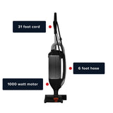 Sebo Felix Premium Upright Vacuum Cleaner - Onyx Black - US Vacuums - 9807AM