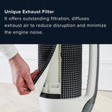 Sebo Felix Premium Upright Vacuum Cleaner - White - US Vacuums - 9808AM