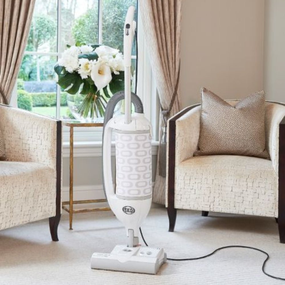 Sebo Felix Premium Upright Vacuum Cleaner - White - US Vacuums - 9808AM