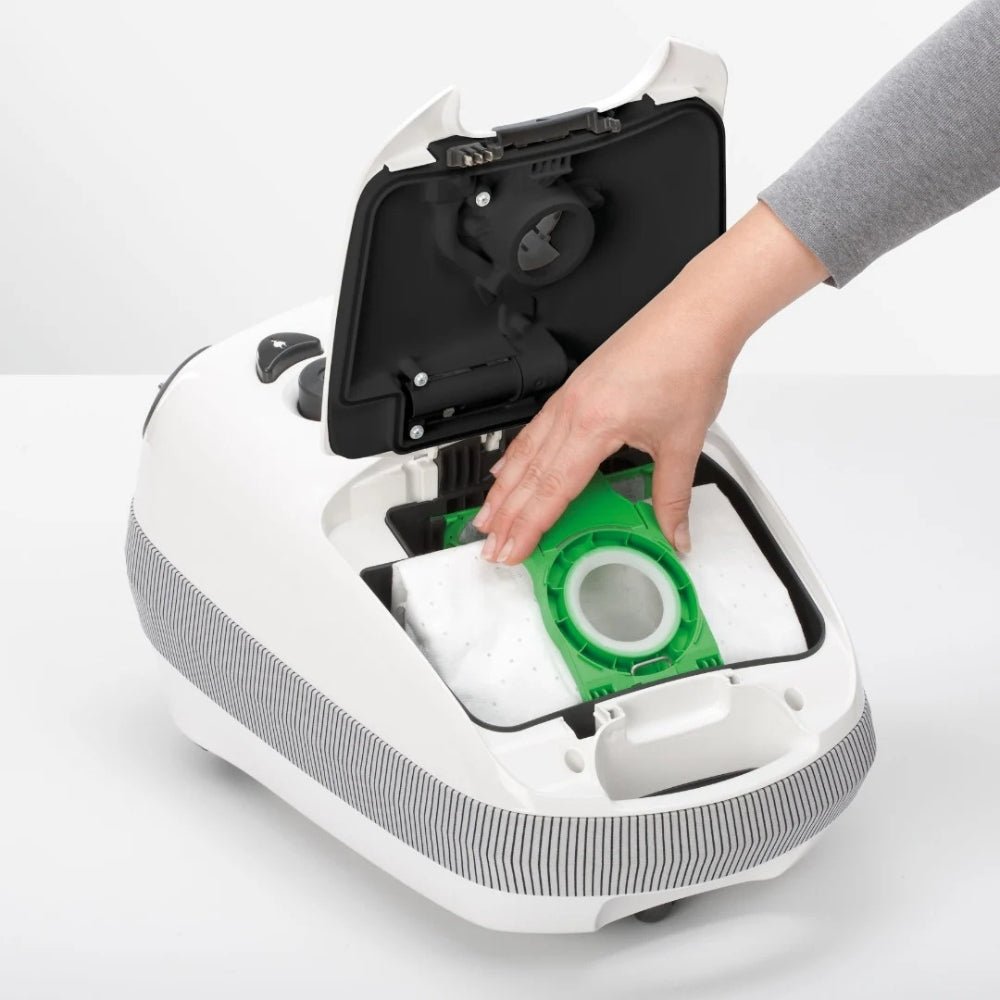 Sebo Filter Bag Box E - Series (1 piece), 8 bags with caps - US Vacuums - 8300AM