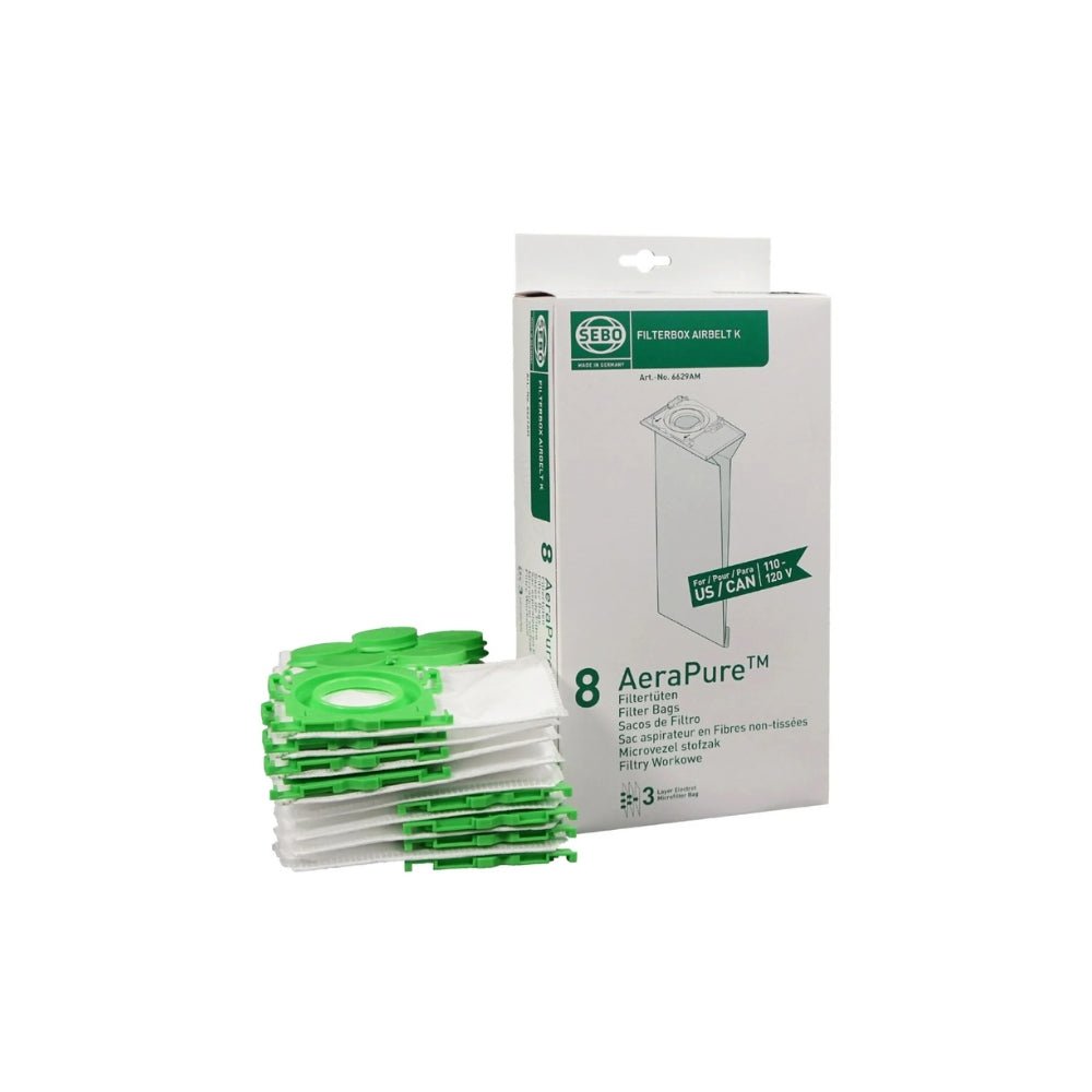 SEBO Airbelt K Bags 8pk