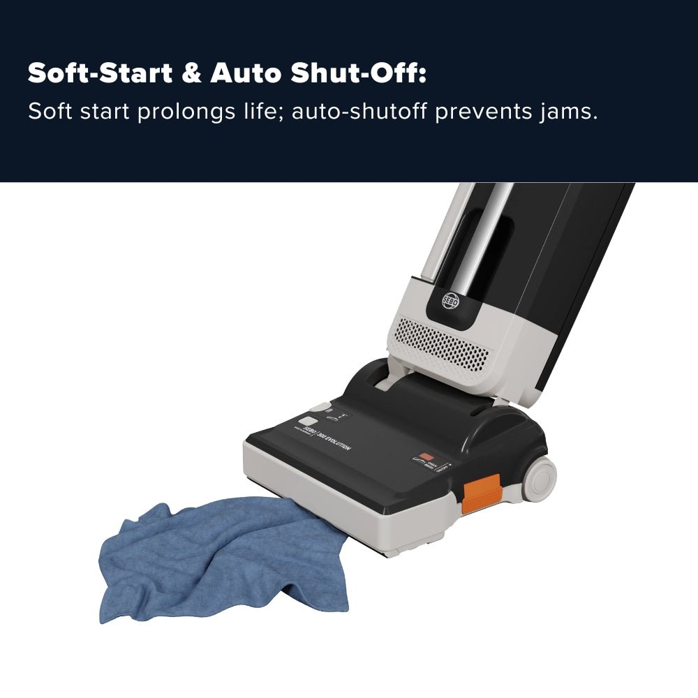 Sebo Mechanical 300 commercial upright vacuum cleaner - Gray - US Vacuums - 91303AM