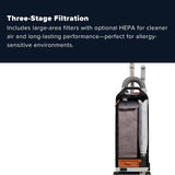 Sebo Mechanical 350 Commercial Upright Vacuum Cleaner - Gray - US Vacuums - 91313AM