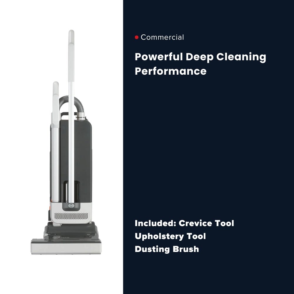 Sebo Mechanical 350 Commercial Upright Vacuum Cleaner - Gray - US Vacuums - 91313AM
