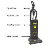 Title Tornado Deluxe CVD 38 Dual Motor Upright Vacuum Cleaner - US Vacuums - 91440