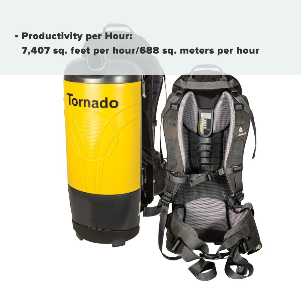 Tornado Pac - Vac 10 Aircomfort Back Pack Vacuum Cleaner - US Vacuums - 93014B